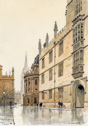 PRINTS | The progression of the Bodleian Library, Radcliffe Camera to  St Mary’s Church